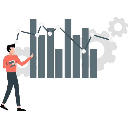 Configuración de empleados en el gráfico de análisis  Ilustración