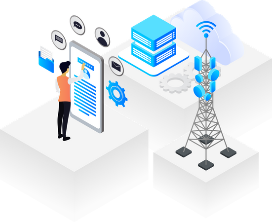 Sécurité de connexion au site Web  Illustration