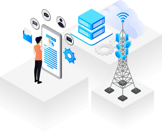 Sécurité de connexion au site Web  Illustration