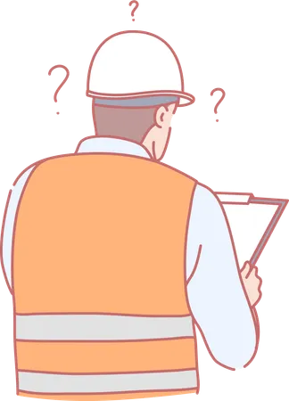 Construction Contractor  Illustration