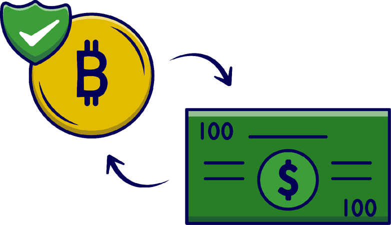 Moneda de conversión de dinero  Ilustración