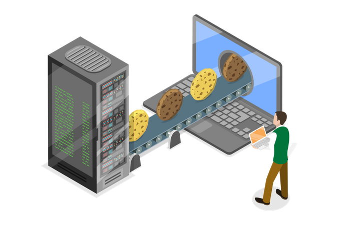 Cookies Setup  Illustration