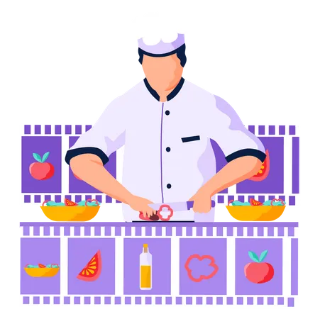 Cooking blog  Illustration