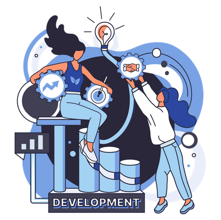 Cooperative development team  Illustration