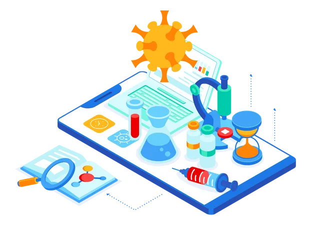 Coronavirus Testing  イラスト