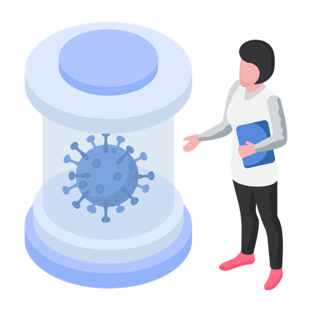 Coronavirus testing  Illustration