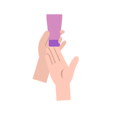 Cream tube  Illustration