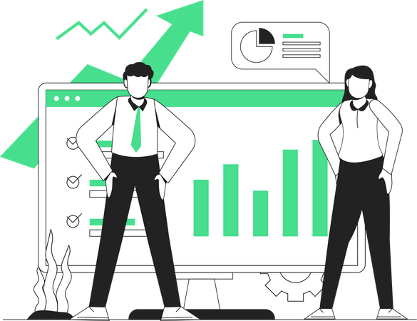 Croissance des entreprises  Illustration