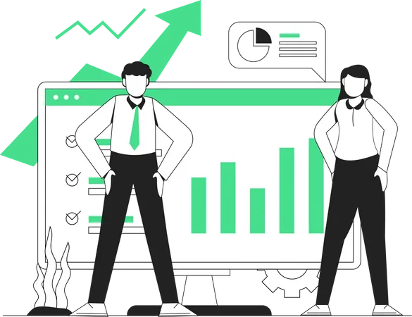 Croissance des entreprises  Illustration