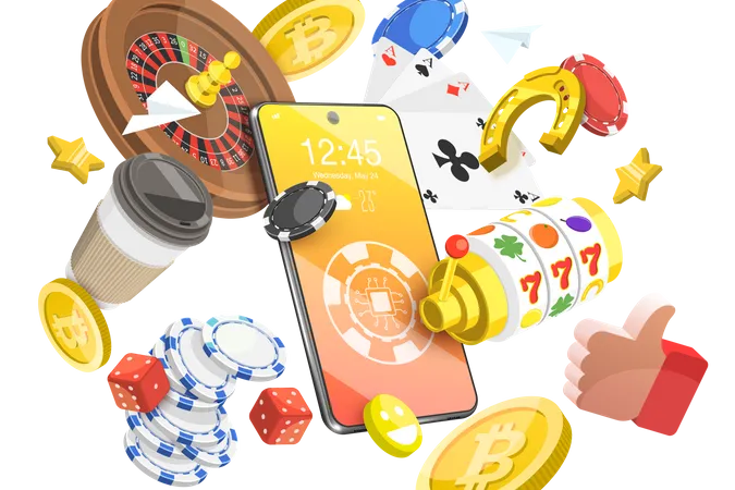 Cryptocurrency Casino  일러스트레이션