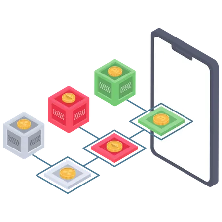 Cryptocurrency Treading Application  Illustration