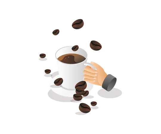 Cup of coffee  Illustration