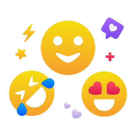 Customer feedback emoji  Illustration