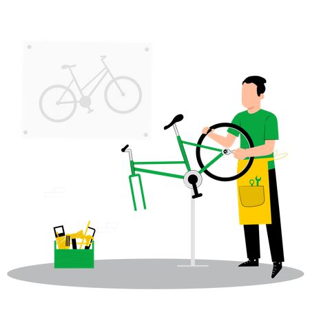 Cycle service  Illustration