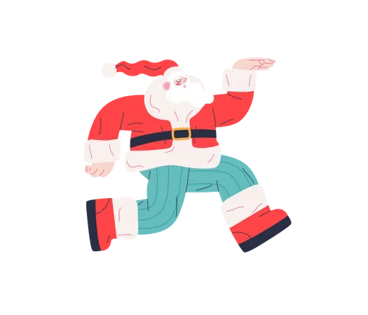 Dancing Santa  일러스트레이션