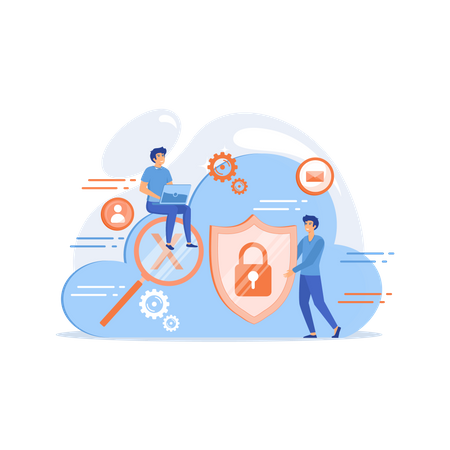 Data and applications protection  Illustration