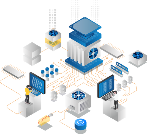 Data Server  일러스트레이션