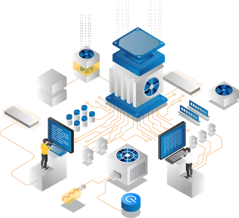 Data Server  일러스트레이션