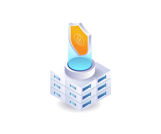 Database server security  Illustration