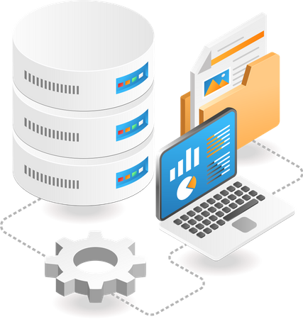 Datenbankserveranalyse  Illustration