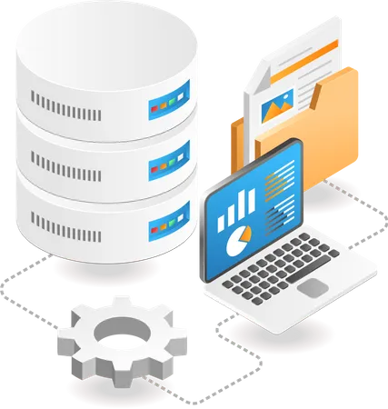 Datenbankserveranalyse  Illustration