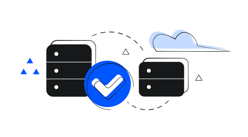 Datenbankserver  Illustration