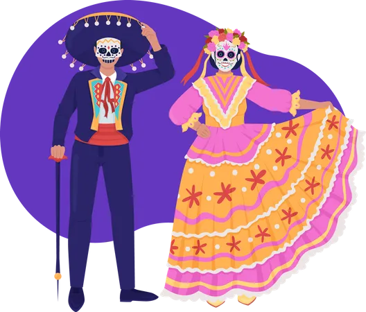 Day of dead  Illustration