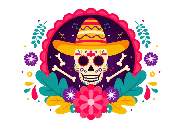 Day Of The Dead  Illustration