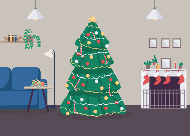 Decoração de Natal  Ilustração