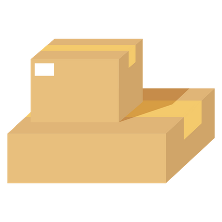 Delivery packages  Illustration