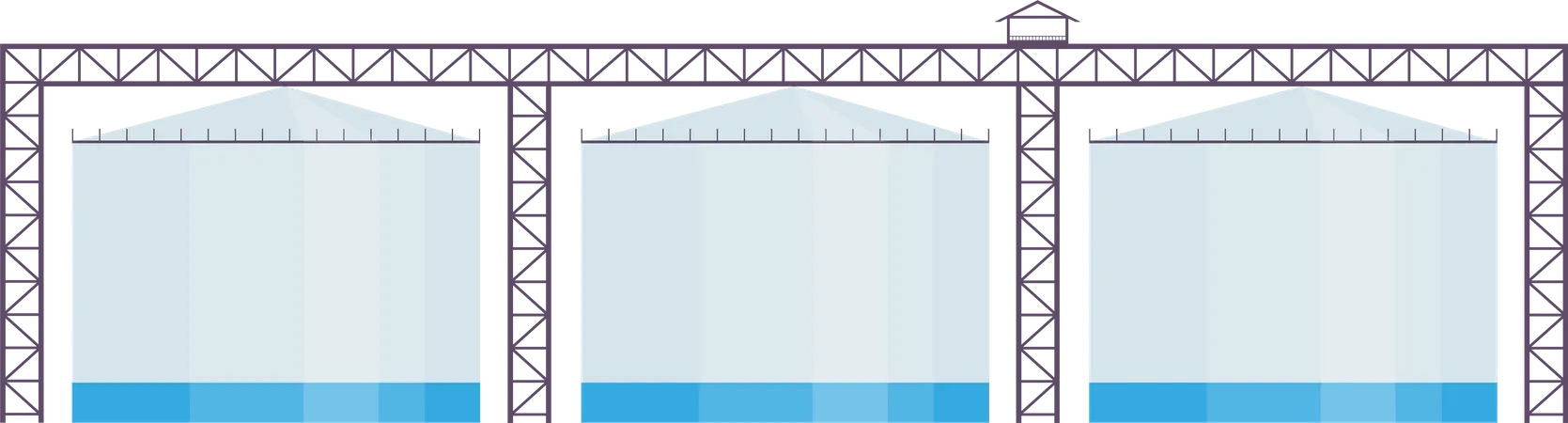 Embalses industriales  Ilustración