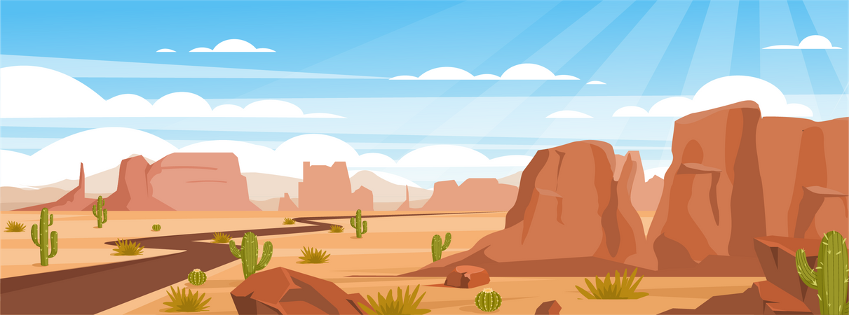 Desert  Illustration