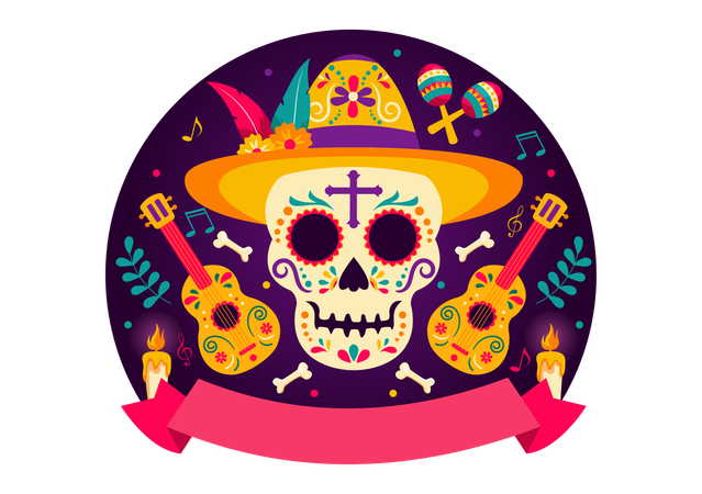 Dia De Muertos  Illustration