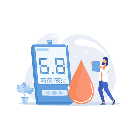 Diabetes mellitus  Illustration