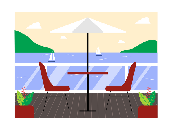 Dinning table  Illustration