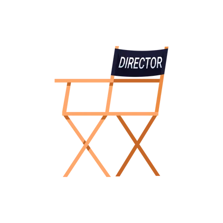 Director chair  Illustration