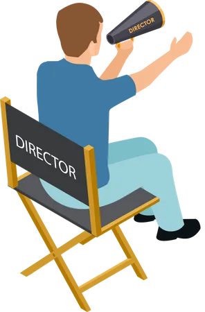 Director of movie  Illustration