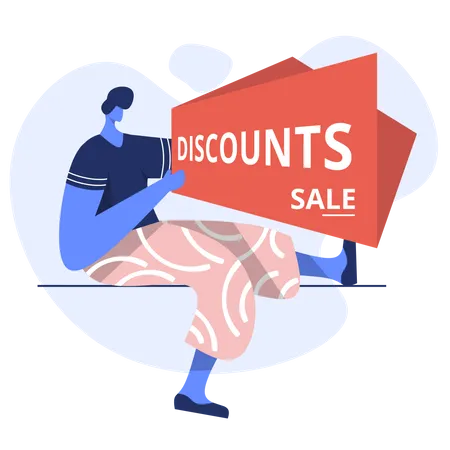 Discount sales  Illustration