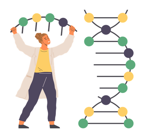 Dna Research  일러스트레이션