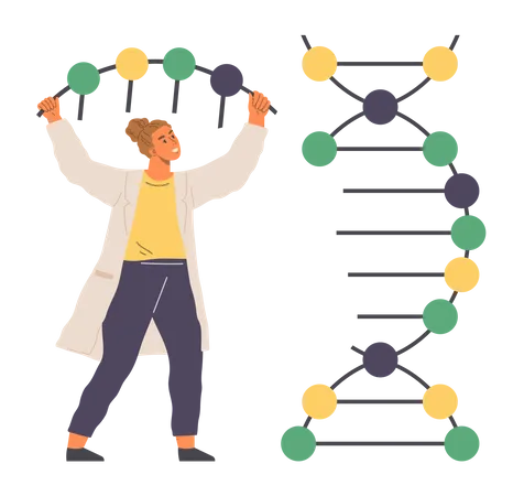 Dna Research  일러스트레이션