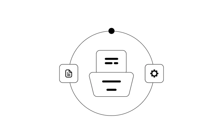 Document management  Illustration