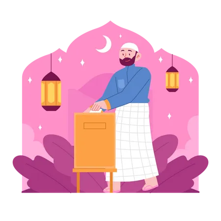 Don du ramadan  Illustration