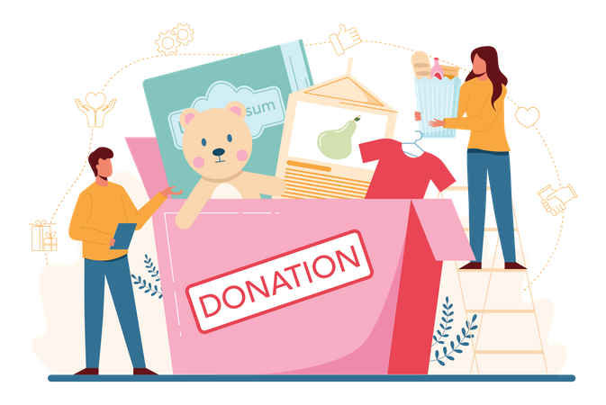 Donation  Illustration