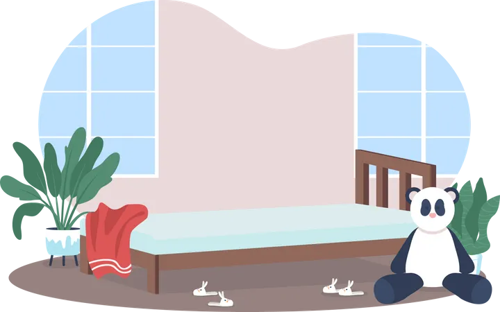 Dormitorio de niños  Ilustración