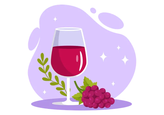 Drink Wine Day  イラスト