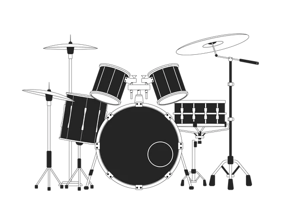 Drum set  イラスト