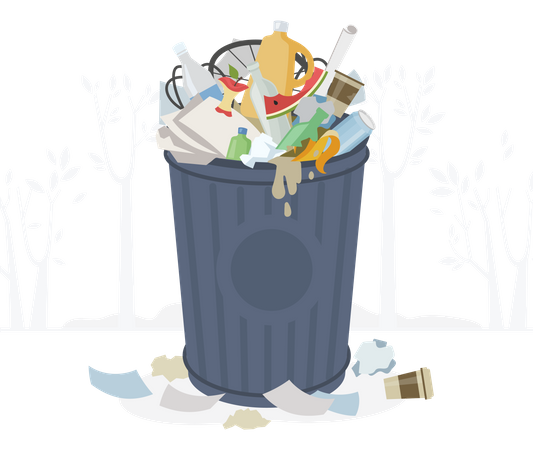 Dustbin  Illustration