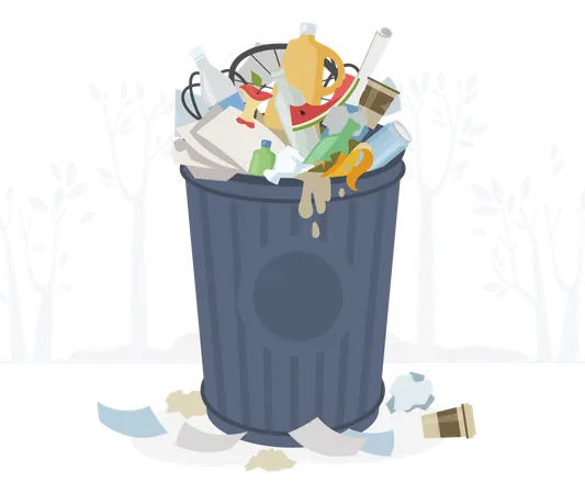 Dustbin  Illustration