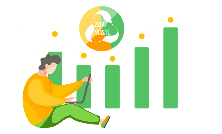 Dynamics of changes environment in the green graph  일러스트레이션