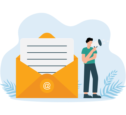 E-Mail Marketing  Illustration